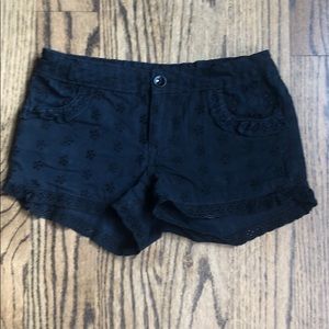 Gap girls eyelet shorts